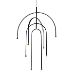 Люстра подвесная с дугообразными изогнутыми элементами Luke Lampco Tracer Lamp варинант исполнения - 1 | Loft Concept в Ростове-на-Дону