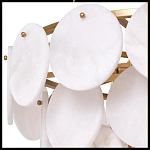 Люстра трехъярусная с подвесками из округлых элементов Cryptocrystalline Stone варинант исполнения - 4 | Loft Concept в Ростове-на-Дону