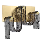 Бра волнистой формы из фактурного стекла Big Wave варинант исполнения - 1 | Loft Concept в Ростове-на-Дону