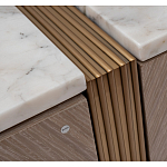 Комод с мраморной столешницей Uniqueness Marble варинант исполнения - 4 | Loft Concept в Ростове-на-Дону