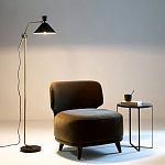 Торшер с поворотным плафоном Davy Brass Floor Lamp варинант исполнения - 6 | Loft Concept в Ростове-на-Дону