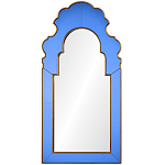 Настенное зеркало в синей зеркальной раме Filibert Mirror варинант исполнения - 1 | Loft Concept в Ростове-на-Дону