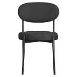 Стул мягкий Alfie Chair черный варинант исполнения - 1 | Loft Concept в Ростове-на-Дону