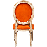 Стул из натурального бука оранжевое с цветным принтом Impressionism in Color варинант исполнения - 2 | Loft Concept в Ростове-на-Дону
