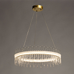 Люстра круглая с прозрачными стеклянными трубками 51 см Nembus варинант исполнения - 3 | Loft Concept в Ростове-на-Дону