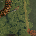 Обои ручная роспись Malwa Original colourway on Olive tobacco варинант исполнения - 3 | Loft Concept в Ростове-на-Дону