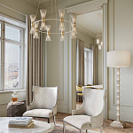 Торшер с фактурным каркасом и прямоугольным тканевым абажуром Shiye and Simplicity варинант исполнения - 3 | Loft Concept в Ростове-на-Дону