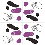 Плитка с узором Камни варинант исполнения - 1 | Loft Concept в Ростове-на-Дону