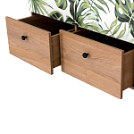 Шкаф с принтом Floral notes варинант исполнения - 3 | Loft Concept в Ростове-на-Дону