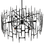 Люстра черная остроконечной формы Black Satin варинант исполнения - 3 | Loft Concept в Ростове-на-Дону