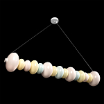 Подвесной светильник светодиодный горизонтальный в виде ожерелья из пастельных сфер Pastel Lunaria Horizon  варинант исполнения - 3 | Loft Concept в Ростове-на-Дону