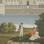 Обои ручная роспись Monuments of Paris Roberts on scenic paper варинант исполнения - 2 | Loft Concept в Ростове-на-Дону