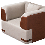 Кресло Richmond  с кожаной отделкой варинант исполнения - 3 | Loft Concept в Ростове-на-Дону