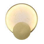 Бра в форме диска из бежевого алебастра Cryptocrystalline Stone варинант исполнения - 1 | Loft Concept в Ростове-на-Дону