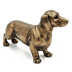 Статуэтка такса с реалистичными деталями и гладкой поверхностью Dachshund Style варинант исполнения - 2 | Loft Concept в Ростове-на-Дону