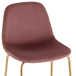 Барный стул на золотистых ножках VENDRAMIN Pink варинант исполнения - 6 | Loft Concept в Ростове-на-Дону