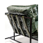 Диван Лофт Натуральная Винтажная кожа Зеленый Two Seat Encounter Leather Sofa варинант исполнения - 5 | Loft Concept в Ростове-на-Дону