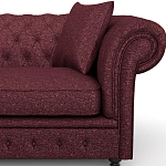 Мебельная ткань Шенилл бордовый цвет 138 см T4-38 варинант исполнения - 8 | Loft Concept в Ростове-на-Дону