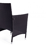 Обеденный комплект из искуственного ротанга Vintara черный варинант исполнения - 2 | Loft Concept в Ростове-на-Дону