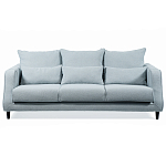 Диван Seldon с мягкими подушками голубое букле варинант исполнения - 7 | Loft Concept в Ростове-на-Дону