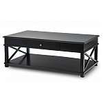 Широкий кофейный столик с ящиком Monsignor варинант исполнения - 3 | Loft Concept в Ростове-на-Дону