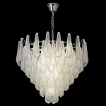 Люстра с подвесками из рифленного стекла в форме капель Textured Glass Chandelier варинант исполнения - 7 | Loft Concept в Ростове-на-Дону