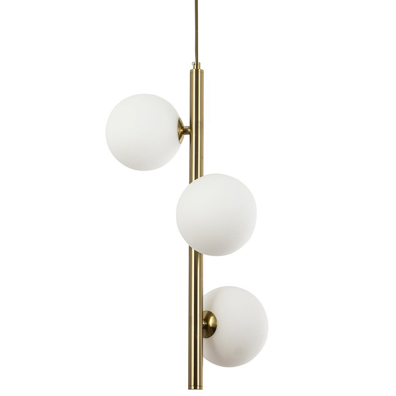    3-      Pearls Suspension Brass Tube Hanging Lamp      -- | Loft Concept 