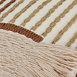 Чехол на подушку с вышивкой в виде геометрических узоров Beige Calista Rect варинант исполнения - 2 | Loft Concept в Ростове-на-Дону