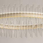 Люстра круглая с прозрачными стеклянными трубками 51 см Nembus варинант исполнения - 4 | Loft Concept в Ростове-на-Дону