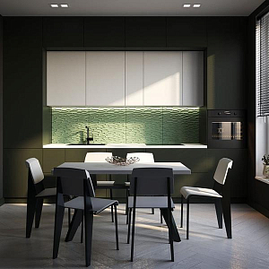 Гипсовая 3D панель с принтографией PM-27