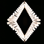 Люстра золотого цвета в форме галочки с каскадом длинных прозрачных трубок Eurofase варинант исполнения - 12 | Loft Concept в Ростове-на-Дону