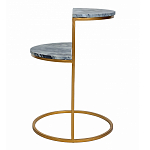 Кофейный столик с подстольем из металла Halves варинант исполнения - 5 | Loft Concept в Ростове-на-Дону