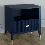 Прикроватная тумбочка с полкой Elsa Dreams Blue варинант исполнения - 1 | Loft Concept в Ростове-на-Дону