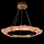 Люстра в форме кольца розовая Warm Pink Light варинант исполнения - 3 | Loft Concept в Ростове-на-Дону