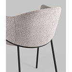 Стул Brace букле серый варинант исполнения - 3 | Loft Concept в Ростове-на-Дону