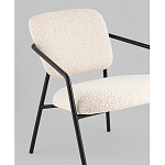 Кресло лаунж Rooney букле белый варинант исполнения - 4 | Loft Concept в Ростове-на-Дону