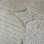 Панно из шерсти и хлопка с узором Beige Calista Serene варинант исполнения - 8 | Loft Concept в Ростове-на-Дону