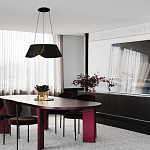 Подвесной светильник круглый с контрастной внутренней отделкой Assol Сup варинант исполнения - 6 | Loft Concept в Ростове-на-Дону