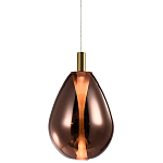 Подвесной светильник со стеклянным плафоном в форме капли NAOMI drop copper варинант исполнения - 3 | Loft Concept в Ростове-на-Дону