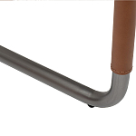 Стул мягкий с обивкой из рогожки и экокожи Contrasting Performance варинант исполнения - 4 | Loft Concept в Ростове-на-Дону