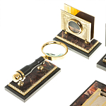 Настольный письменный набор из яшмы и долерита с декором в виде коня Manager Organizer варинант исполнения - 6 | Loft Concept в Ростове-на-Дону