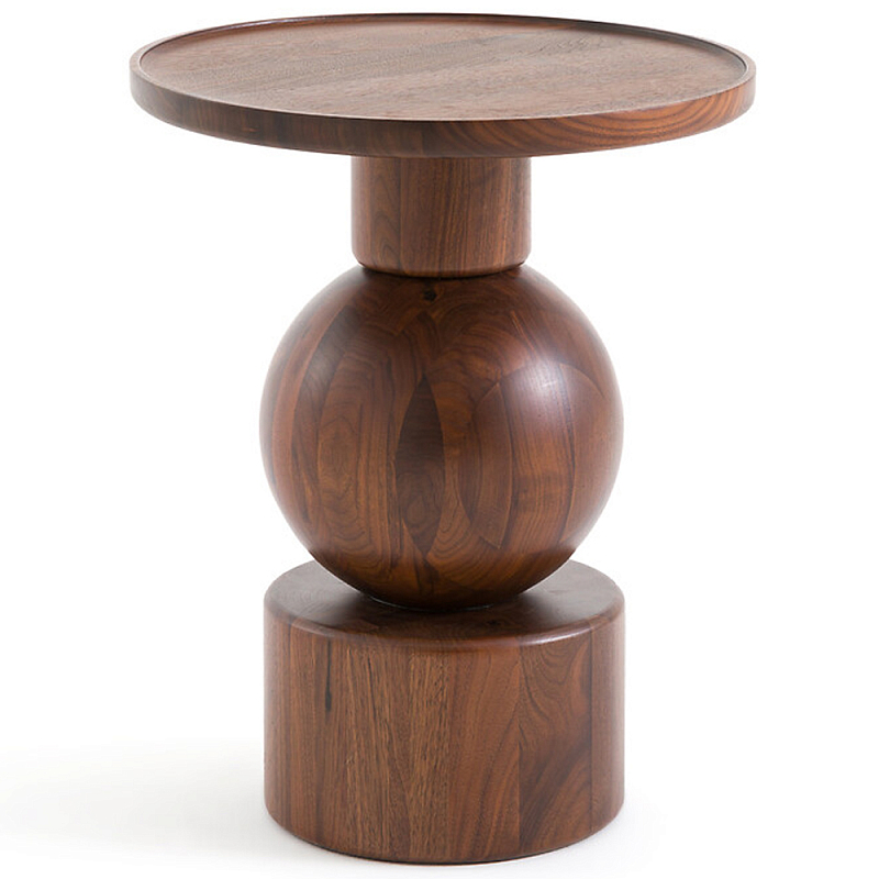     Kobe Dark Wooden Side Table   -- | Loft Concept 