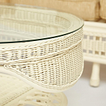 Комплект уличной мебели из ротанга Clara белый варинант исполнения - 12 | Loft Concept в Ростове-на-Дону