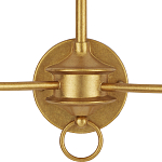 Бра настенное золотого цвета в форме подсвечника Graceful Smoothness варинант исполнения - 1 | Loft Concept в Ростове-на-Дону