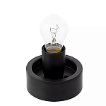 Настольный светильник с янтарным рельефным плафоном Lamp with Frozen Glass Effect варинант исполнения - 2 | Loft Concept в Ростове-на-Дону