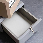 Консоль с зеркалом и  3-мя вращающимися ящиками Eloida варинант исполнения - 4 | Loft Concept в Ростове-на-Дону