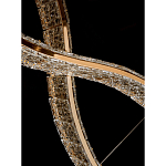 Люстра волнистой формы с фактурным хрустальным плафоном Light Delight варинант исполнения - 5 | Loft Concept в Ростове-на-Дону