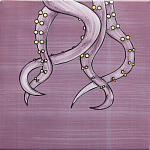 Плитка с узором Осьминог велосипедист варинант исполнения - 4 | Loft Concept в Ростове-на-Дону