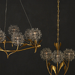 Люстра круглая с декором в виде цветков одуванчика Hanging Dandelion варинант исполнения - 6 | Loft Concept в Ростове-на-Дону