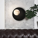 Бра с овальным основанием золотого цвета  и плафоном из алебастра Shaw Lighting варинант исполнения - 4 | Loft Concept в Ростове-на-Дону